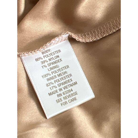 c.b. collections Navy Blue/Nude Lace MIDI V-Neck Front Back Sleeveless Dress 16 - Picture 9 of 10